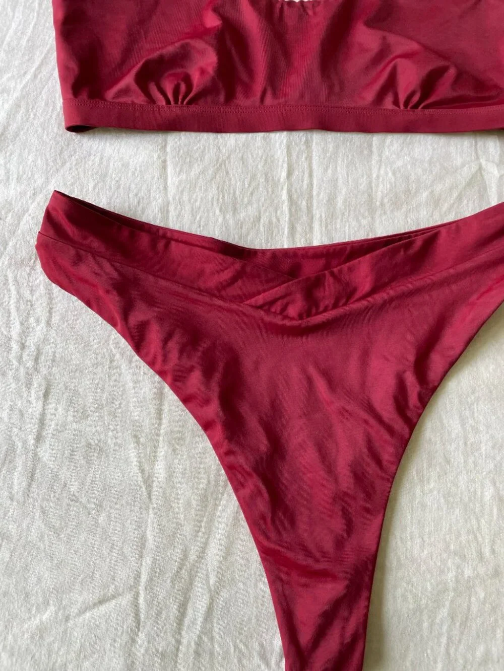 JOLYN x Eryn Krouse Matching Garnet Bikini Set
